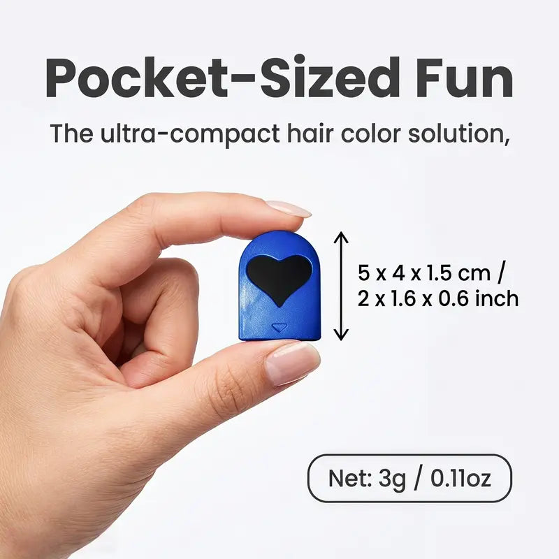 🌈 Instant Hair Color Magic – Washable Temporary Hair Chalk Set