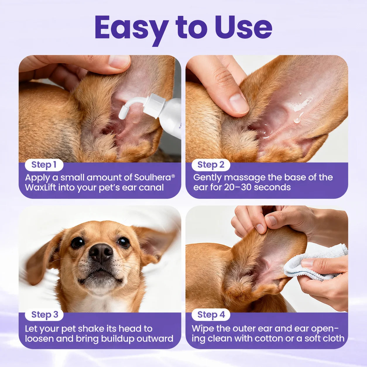 Soulhera® WaxLift Pet Ear Rinse ✨
