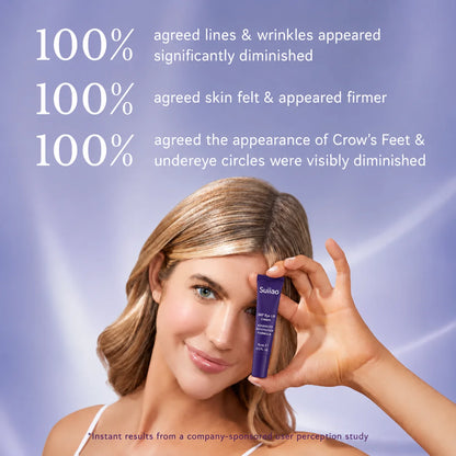 Suiiao 60 Second Effects Tinted Firming Gel - Under Eye Cream For Puffiness And Bags Under Eyes