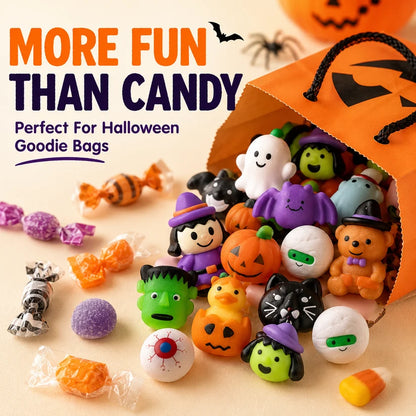 🎃Halloween Mochi Squishy Toys – Cute Sensory Party Favors & Goodie Bag Fillers✨