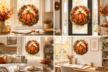 🍂Autumn Harvest Pumpkin Diamond Art Hanging Ornament Kit