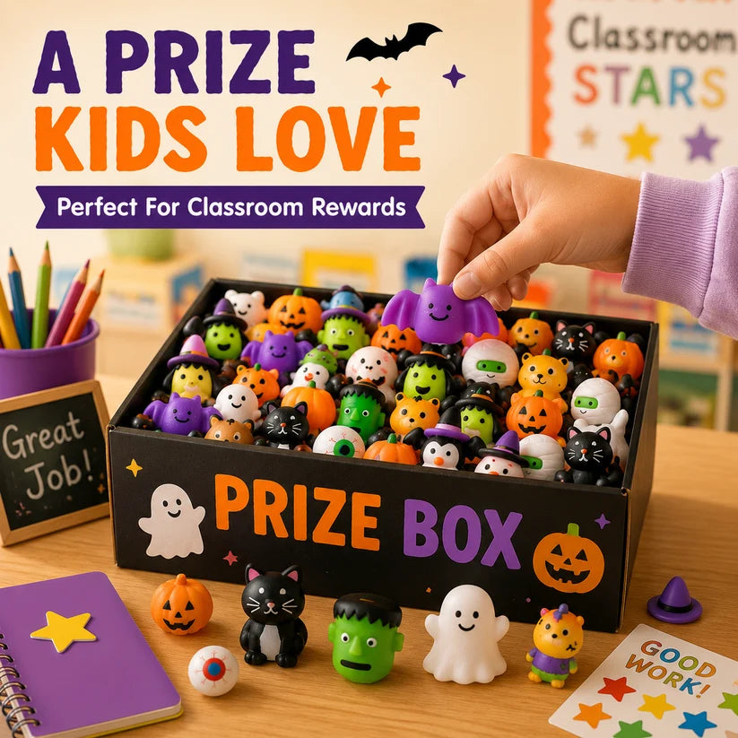 🎃Halloween Mochi Squishy Toys – Cute Sensory Party Favors & Goodie Bag Fillers✨