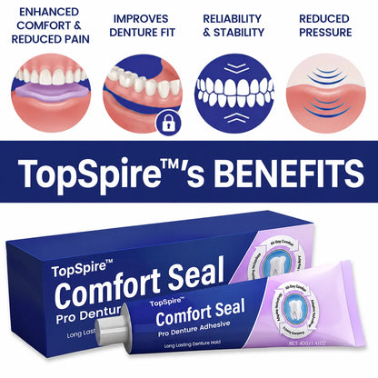 TopSpire™ Comfort Seal Pro Denture Adhesive