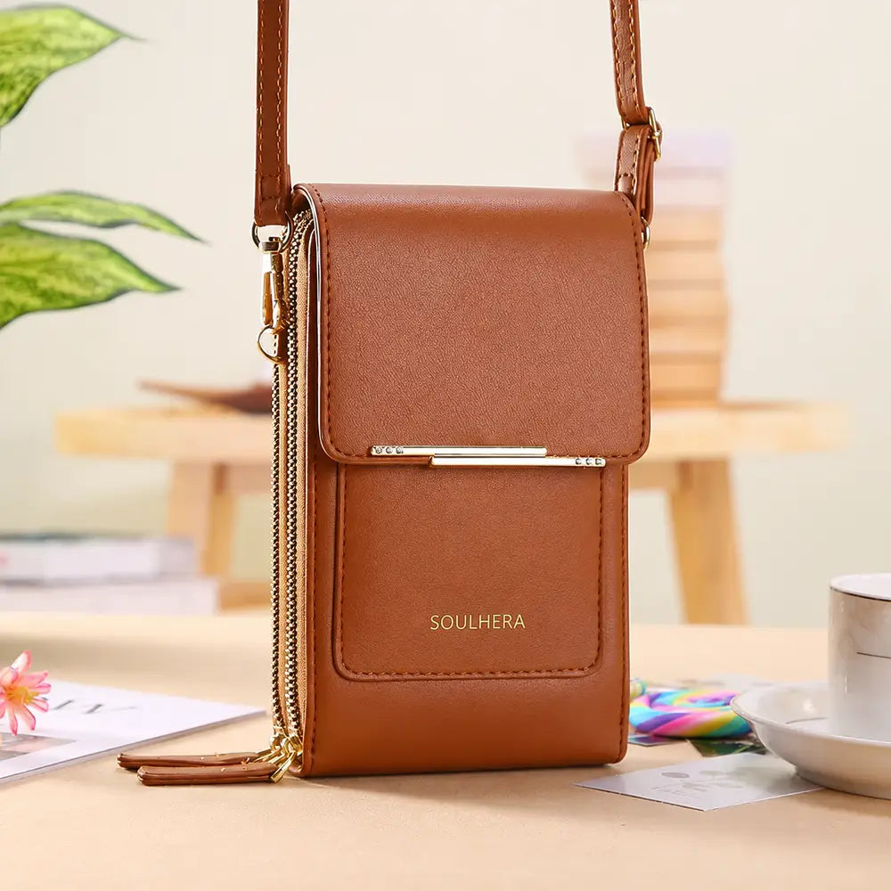 🔥Hot Sale 60% OFF 2026 Trendy Minimalist Elegant Women's Touchscreen Crossbody Phone Wallet