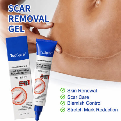 TopSpire Advanced Silicone Scar & Wrinkle Smoothing Gel💖