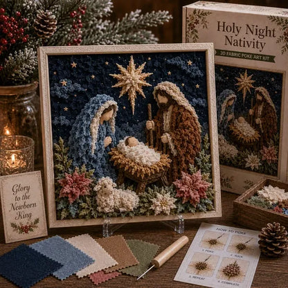 ✝️3D Christian Fabric Poke Art Kit
