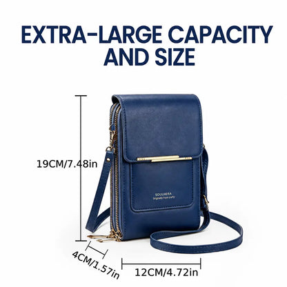 🔥Hot Sale 60% OFF 2026 Trendy Minimalist Elegant Women's Touchscreen Crossbody Phone Wallet