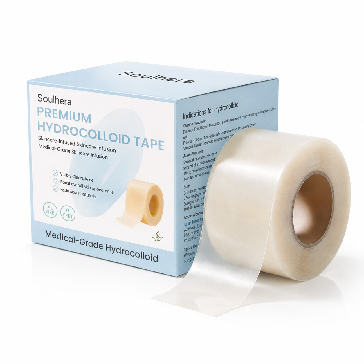 SOULHERA Premium Hydrocolloid Roll That Heals & Protects Your Skin