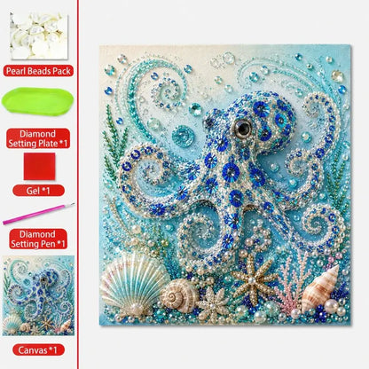 🌊✨ Ocean Theme Pearl Art DIY Kit