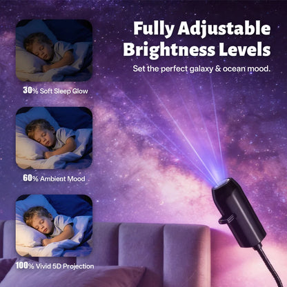 TOPSPIRE® HD Smart Dynamic 5D Holographic Night Light Projector