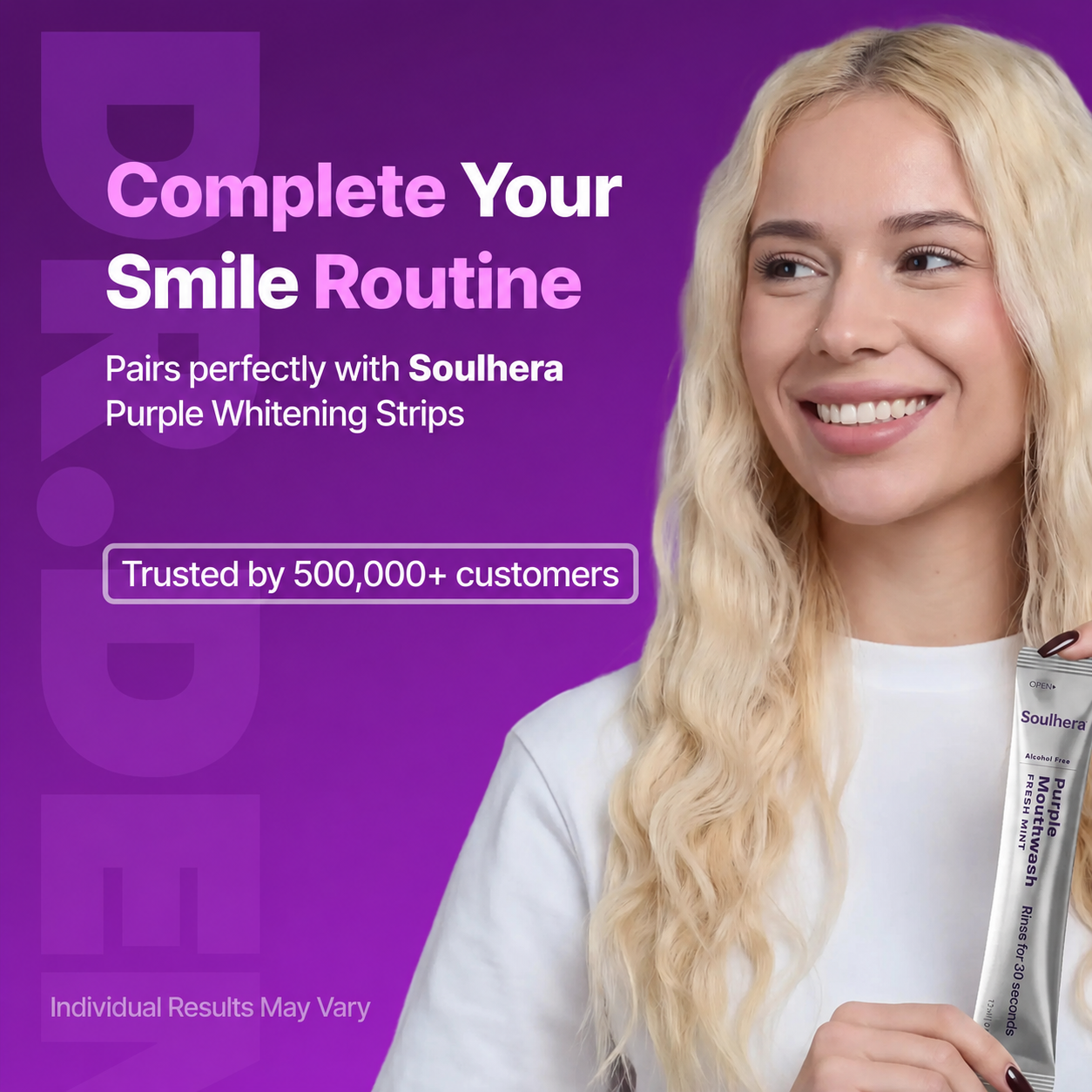 Soulhera Purple Mouthwash Sachets