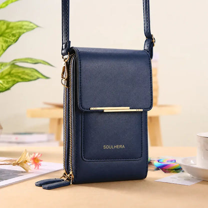🔥Hot Sale 60% OFF 2026 Trendy Minimalist Elegant Women's Touchscreen Crossbody Phone Wallet