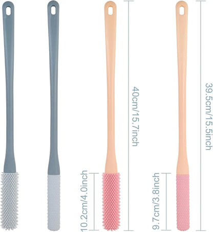 Long‑Handle Silicone Foot Cleaning Brush