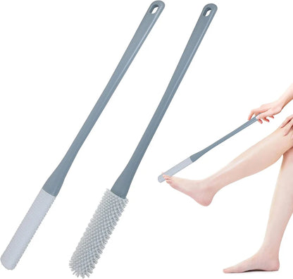 Long‑Handle Silicone Foot Cleaning Brush