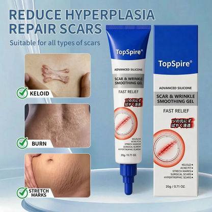 TopSpire Advanced Silicone Scar & Wrinkle Smoothing Gel💖