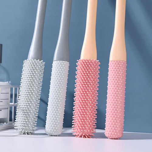 Long‑Handle Silicone Foot Cleaning Brush