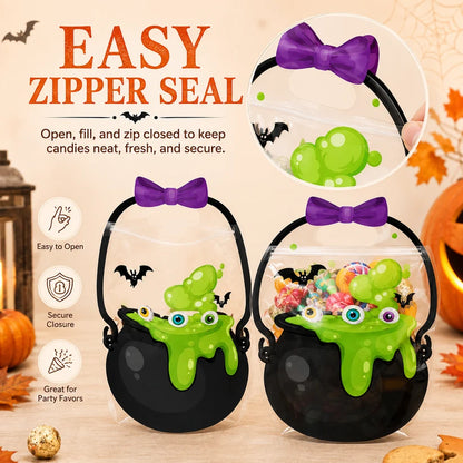 🎃20 Pcs Halloween Goodie Bags Plastic Candy Bag🎁