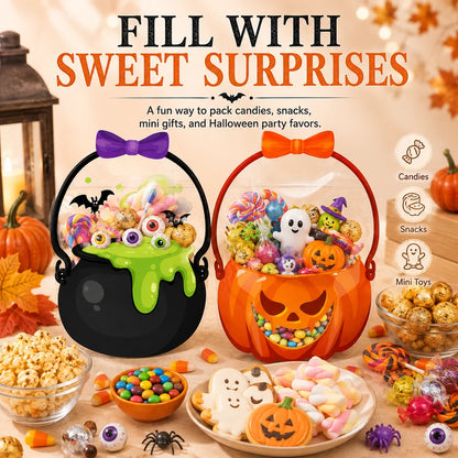 🎃20 Pcs Halloween Goodie Bags Plastic Candy Bag🎁