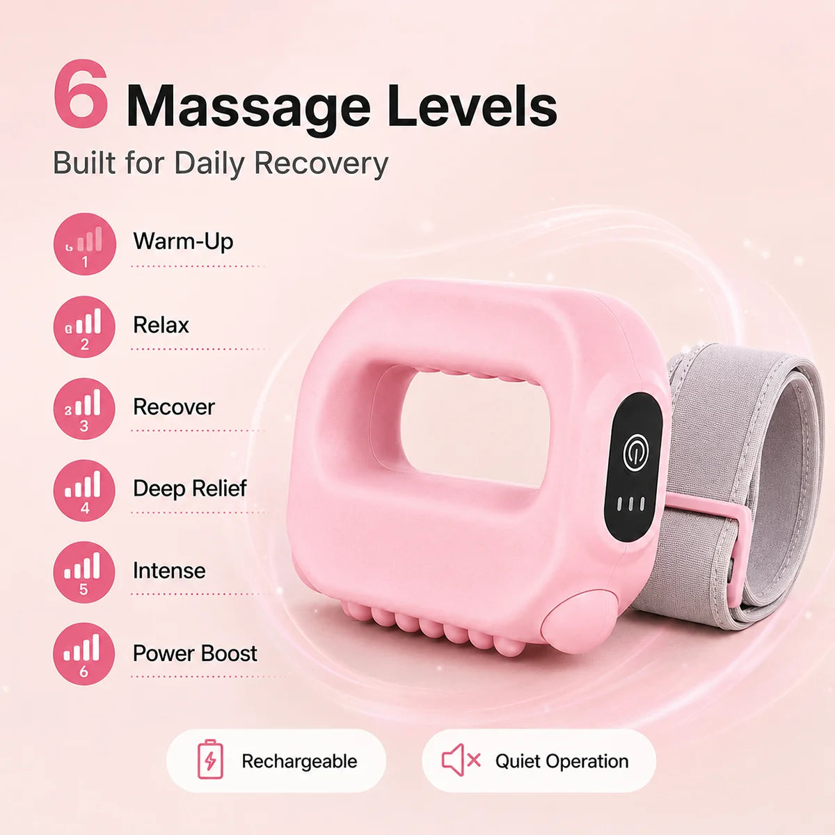 Soulhera Hands-Free Fascia Massager for Muscle Relaxation & Recovery