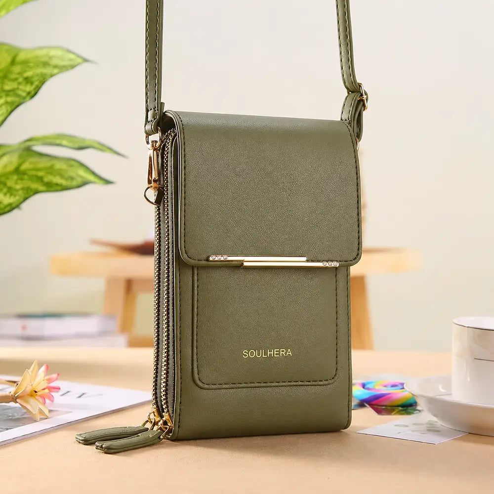 🔥Hot Sale 60% OFF 2026 Trendy Minimalist Elegant Women's Touchscreen Crossbody Phone Wallet