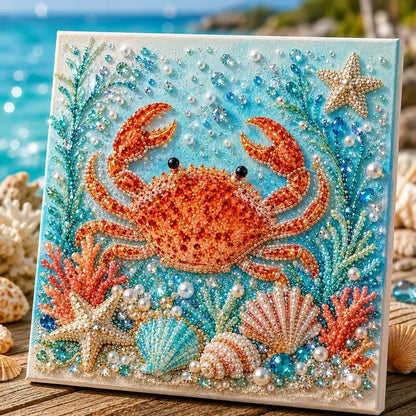🌊✨ Ocean Theme Pearl Art DIY Kit