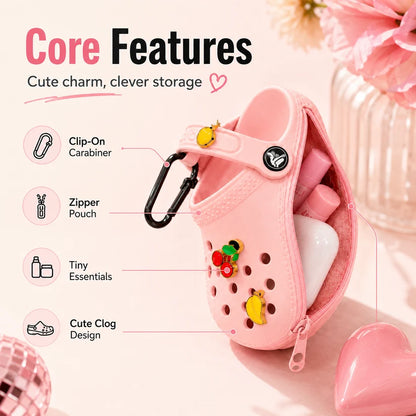 Mini Clog Charm Pouch🌸