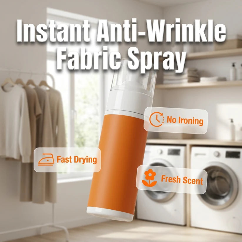 🔥Instant Anti-Wrinkle Fabric Spray