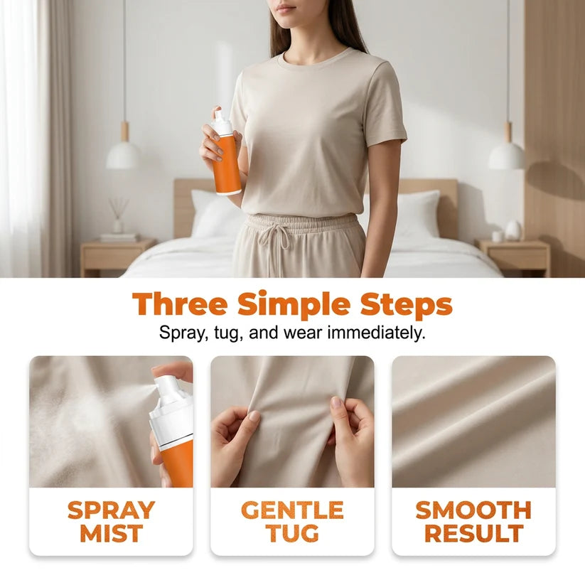 🔥Instant Anti-Wrinkle Fabric Spray