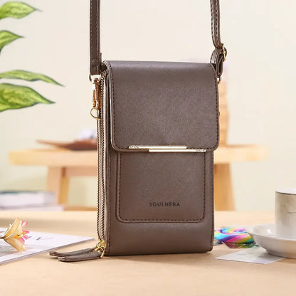 🔥Hot Sale 60% OFF 2026 Trendy Minimalist Elegant Women's Touchscreen Crossbody Phone Wallet