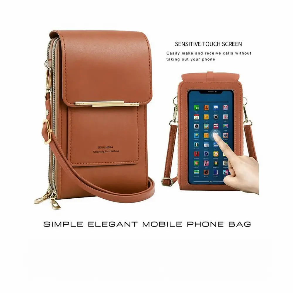 🔥Hot Sale 60% OFF 2026 Trendy Minimalist Elegant Women's Touchscreen Crossbody Phone Wallet