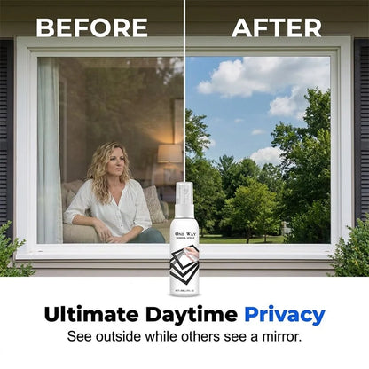 Reflective Window Spray | One-Way Mirror Privacy Shield for Home & Car
