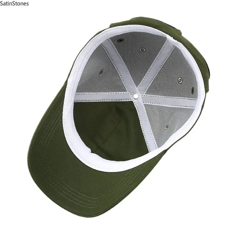 Men's Korean-Style Pilot Baseball Cap - Personalized Glasses-Ready