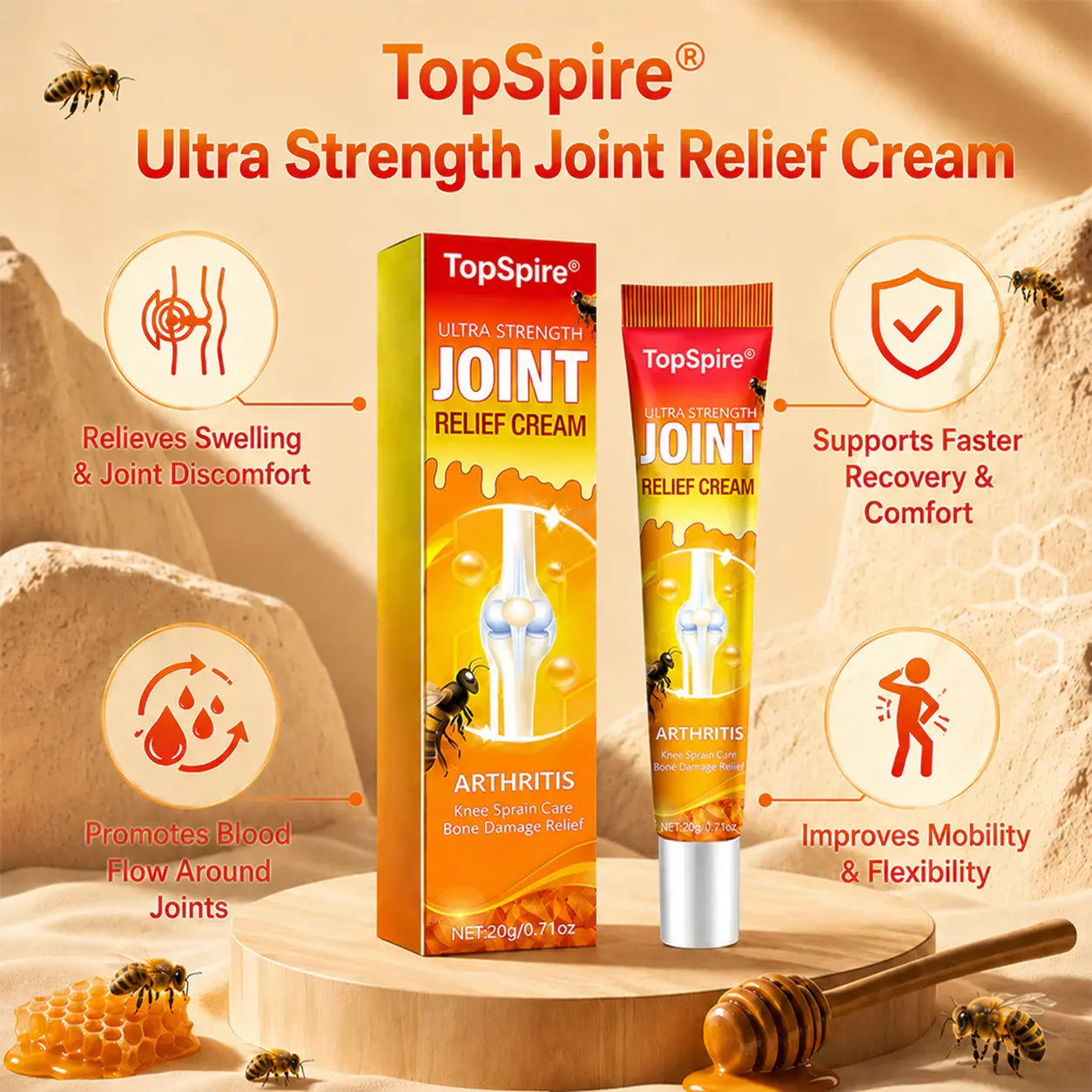 TopSpire® Ultra Strength Joint Relief Cream