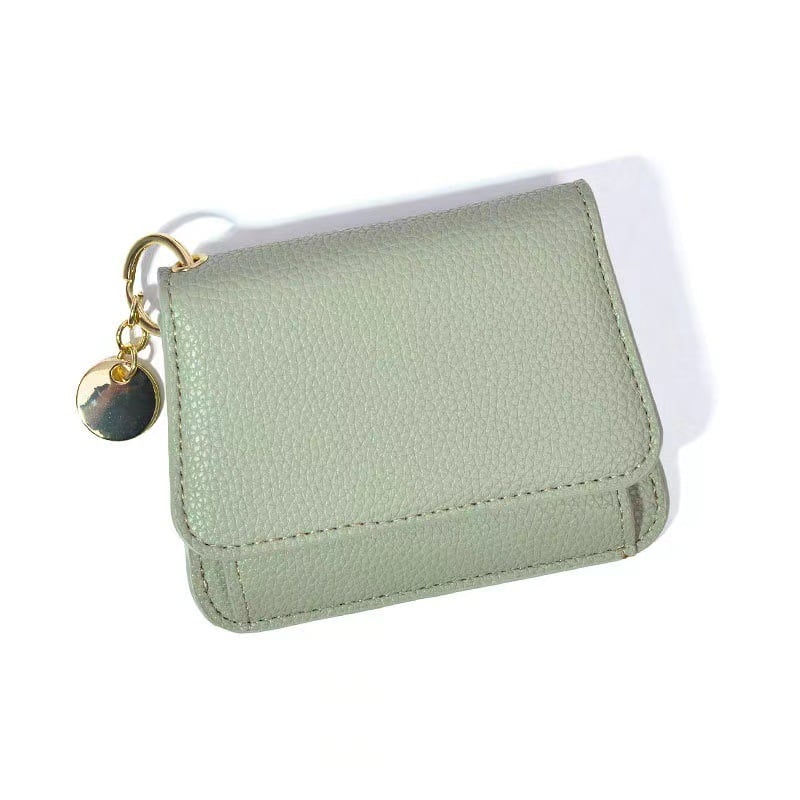 💖 Short Wallets for Women – Fashionable Card Holder with Key Ring & Coin Purse