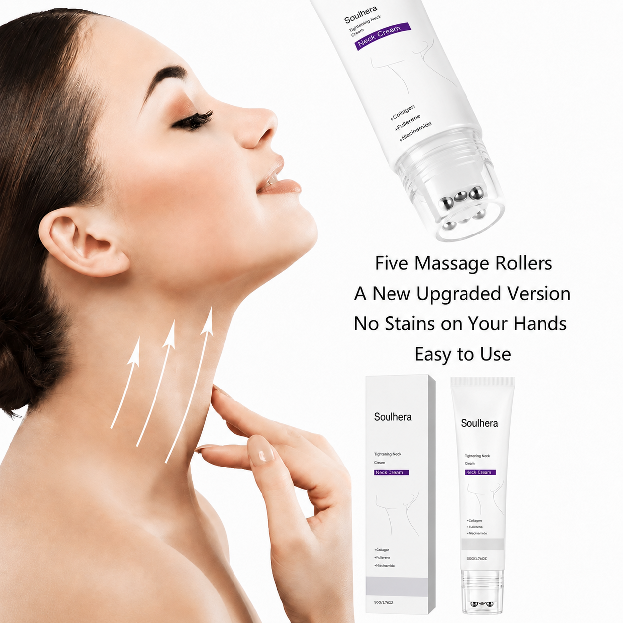 ✨Instant Neck Lift Cream — Infused with Retinol & Hyaluronic Acid | Firms the Neck, Reduces Wrinkles
