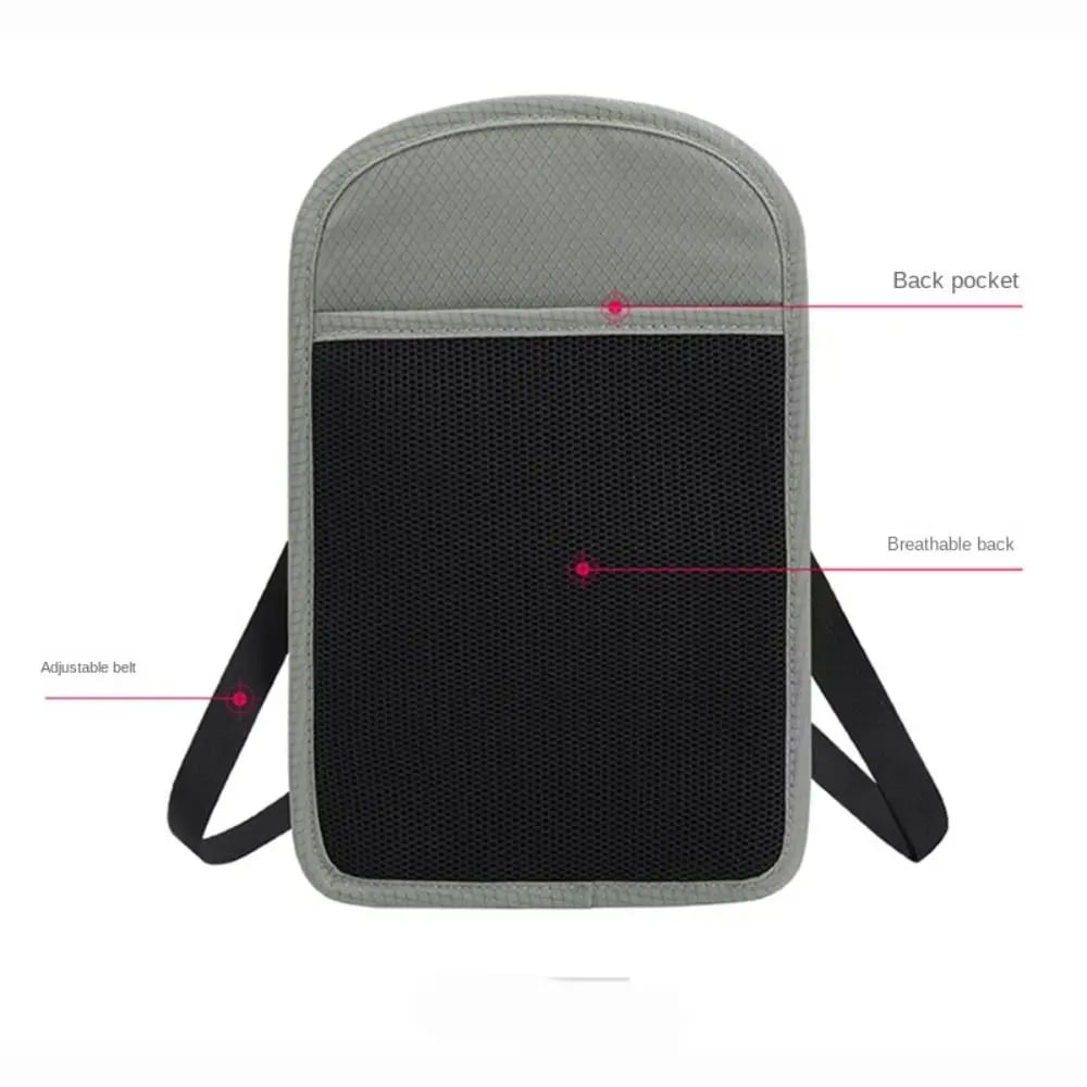 Keep Your Travel Essentials Close, Organized & Protected With This RFID Neck Wallet