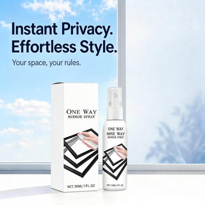 Reflective Window Spray | One-Way Mirror Privacy Shield for Home & Car