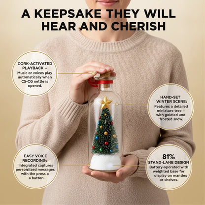 Soulhera™ VoiceBottle | Recordable Voice Keepsake Gift