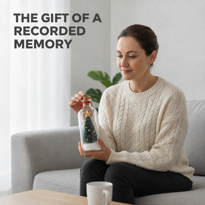 Soulhera™ VoiceBottle | Recordable Voice Keepsake Gift