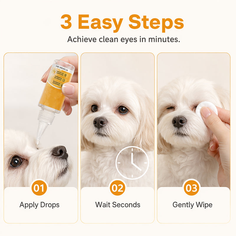 Gentle Pet Eye Stain Remover Essence Nourishing Drops✨