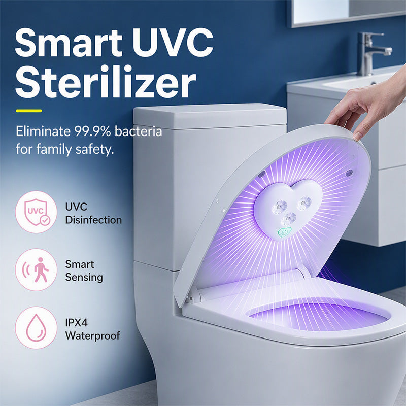 🔥Smart UVC Toilet Sterilizer Light